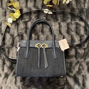 Gorgeous Kate Spade NWT Dark Denin Medium Satchel bag